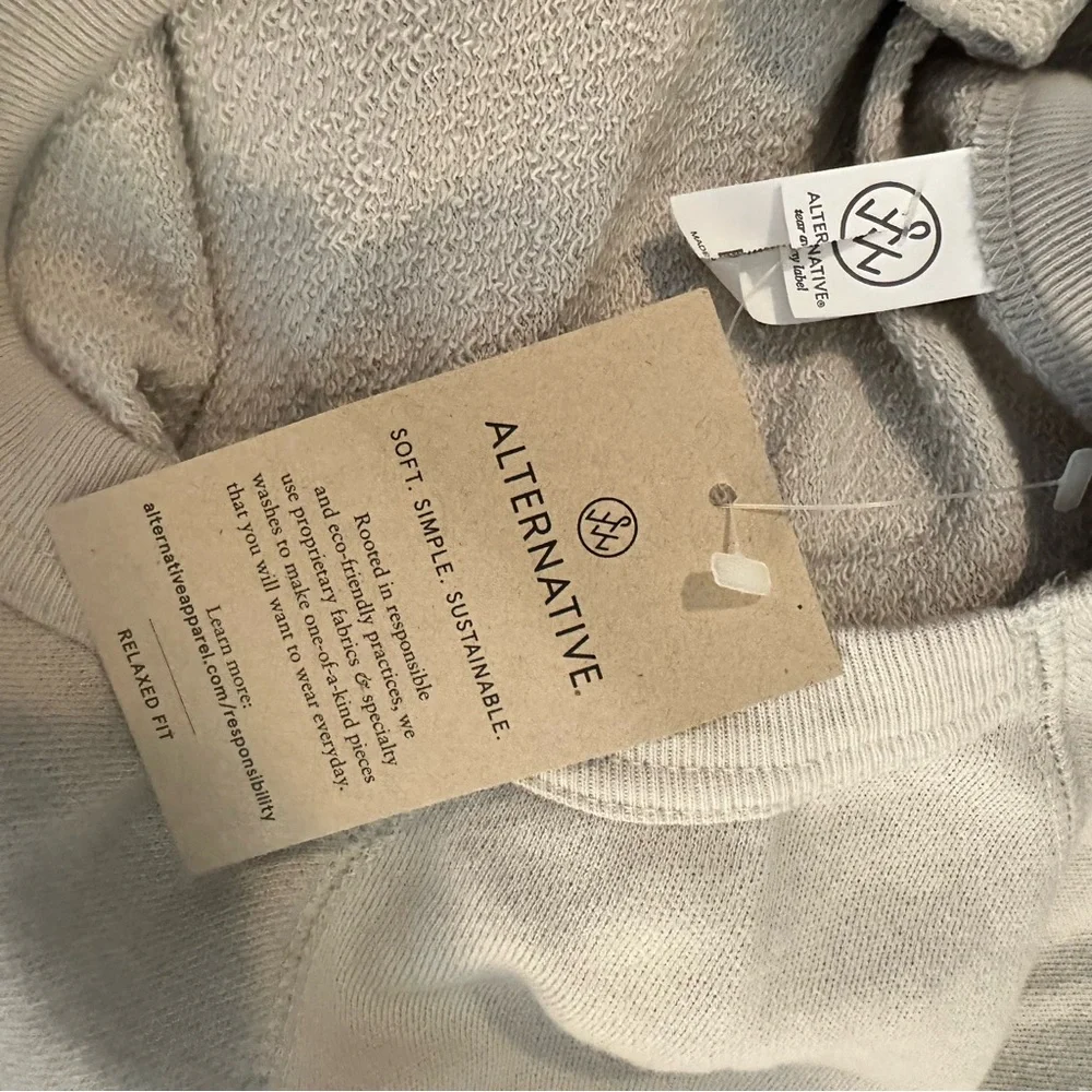 NWT Alternative Apparel Syracuse University Lightweight Crewneck Sweatshirt Sz L - Picture 4 of 6